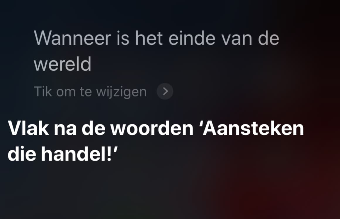 grappige siri antwoorden