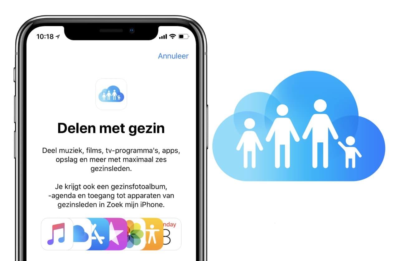 Apple Gezinsdeling: Zo deel je apps en abonnementen met gezinsleden