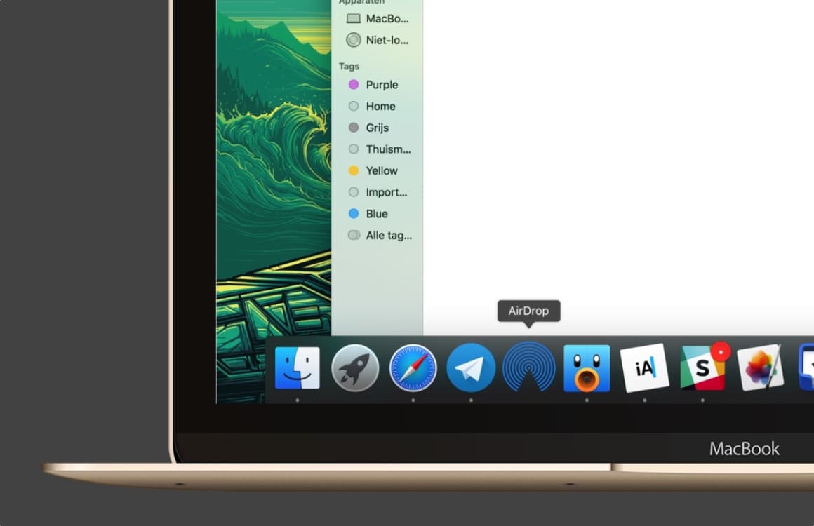 Tip: Nog sneller bestanden delen met AirDrop in je Mac-dock