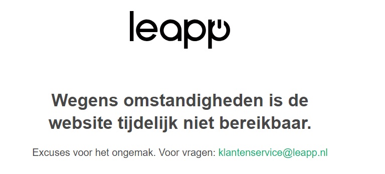 Leapp failliet