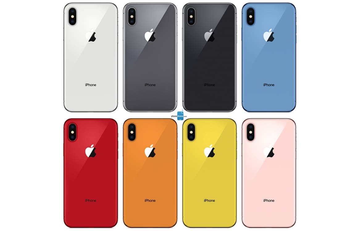 iPhone 2018 kleuren