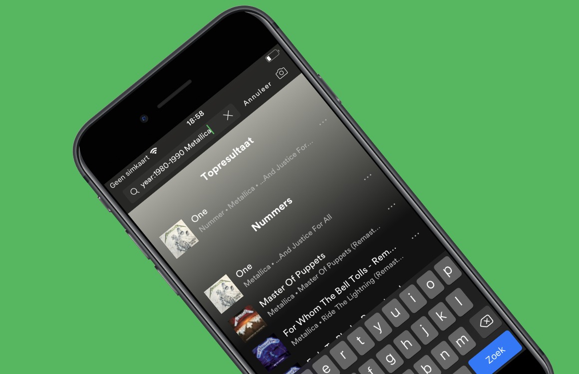 Spotify tips downloaden Nummers opzoeken