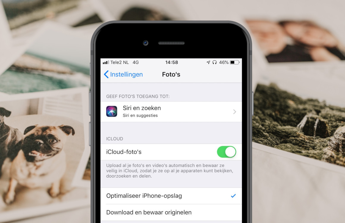 Zo nemen je iCloud-foto’s op je iPhone of Mac nog minder ruimte in beslag