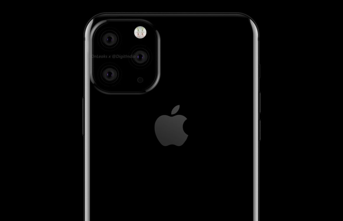 iPhone 2019 design gerucht drie camera's