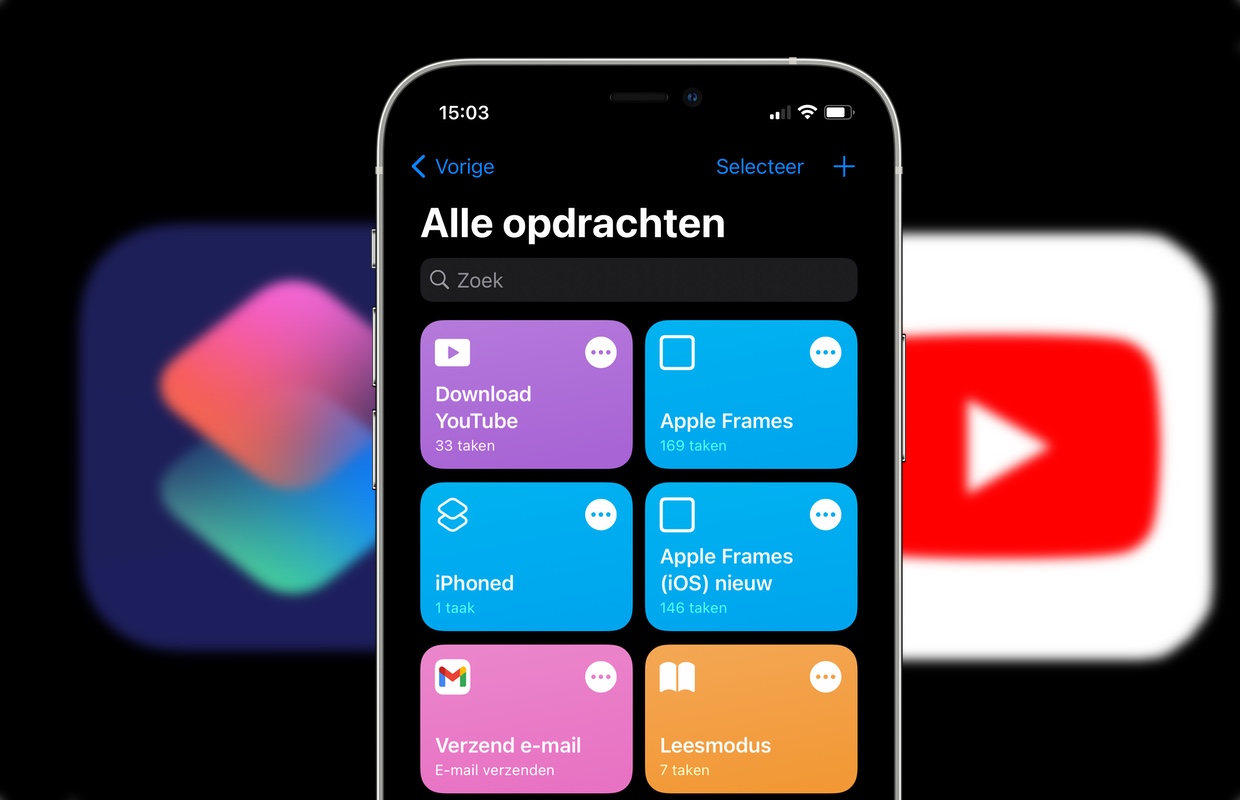 Tip: Zo download je YouTube-video’s met de Opdrachten-app