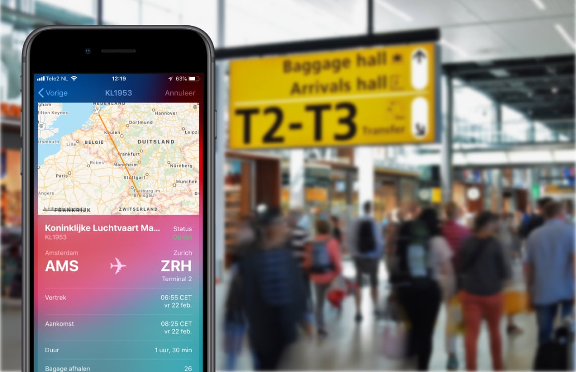 Tip: een vluchtstatus checken met je iPhone doe je zo