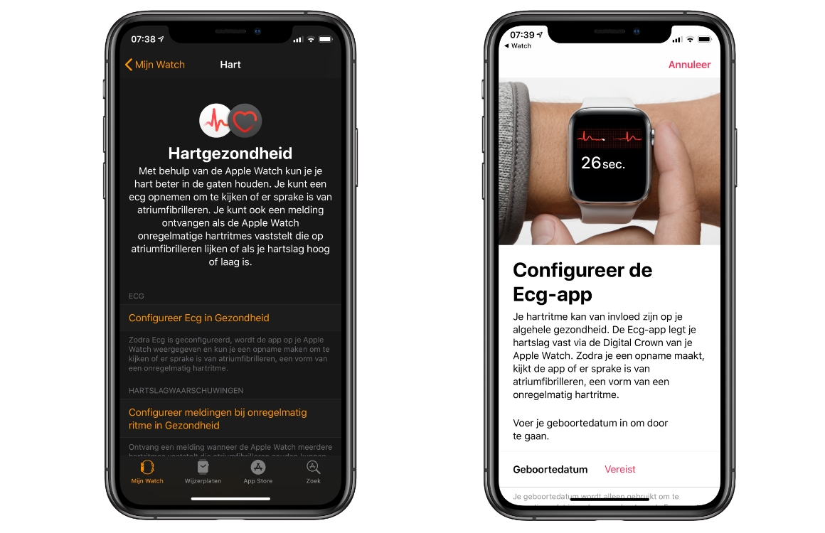 Apple Watch hartfilmpje maken