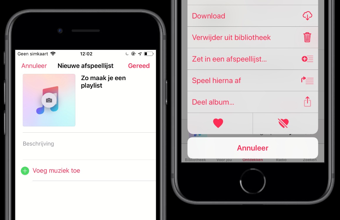 Apple Music-tips Afspeellijsten aanmaken