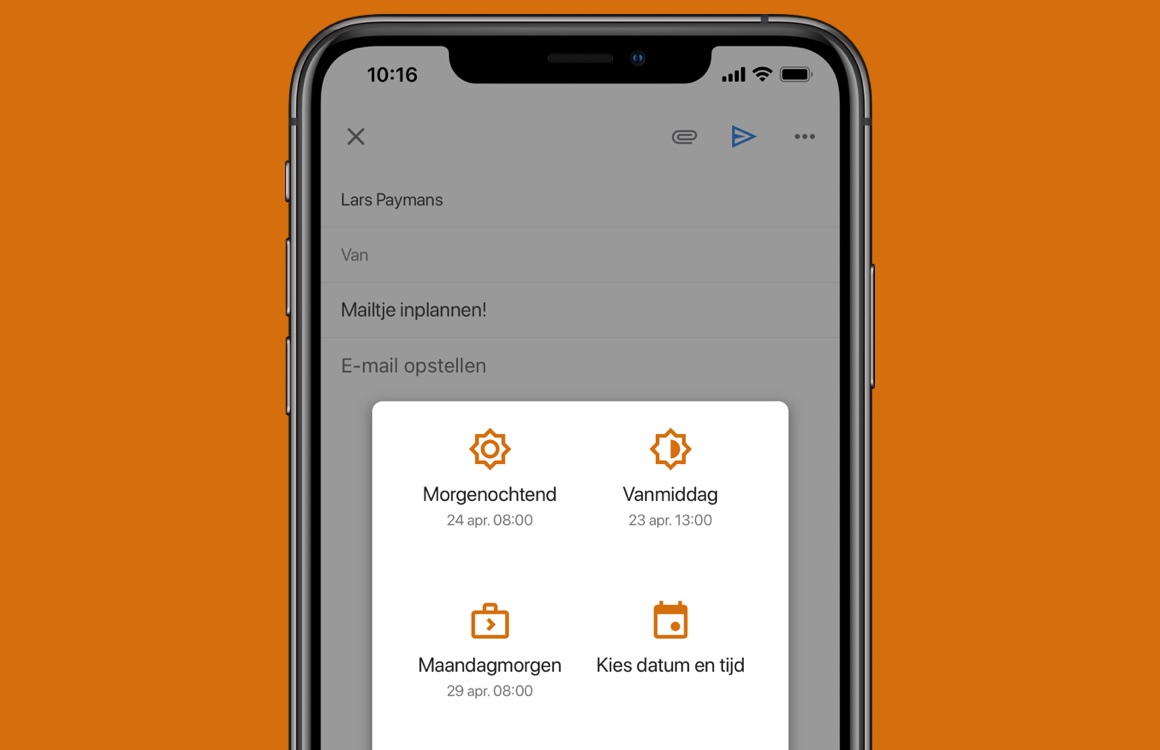 Tip: zo kun je met de Gmail-app mailtjes inplannen