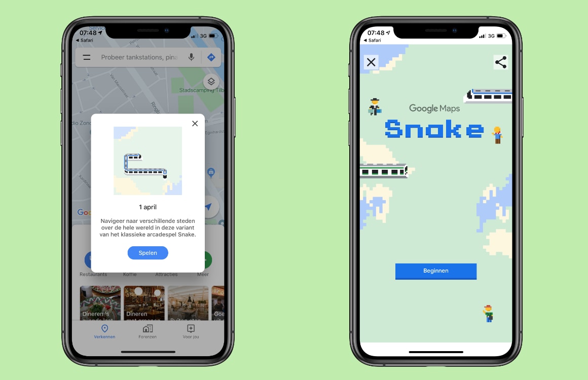 Google Maps Snake