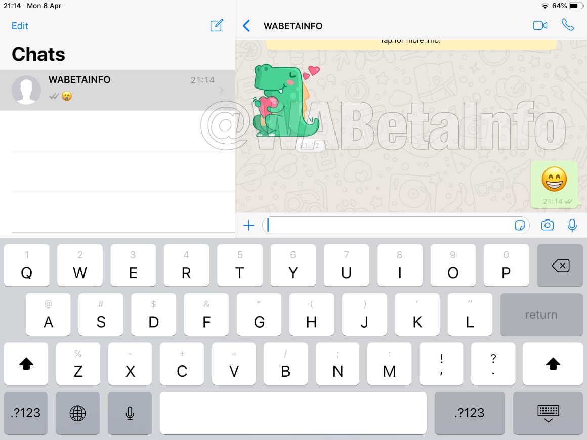 WhatsApp iPad-app gelekt