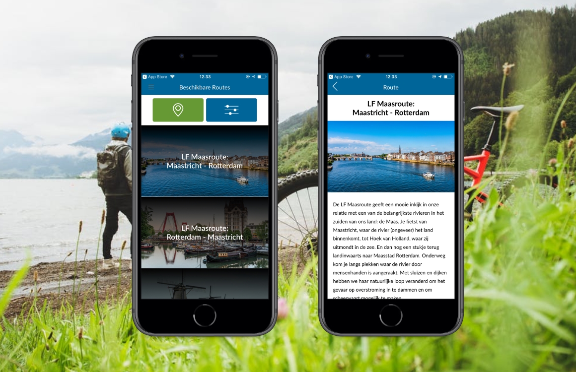 Fietsroute-app LF-routes