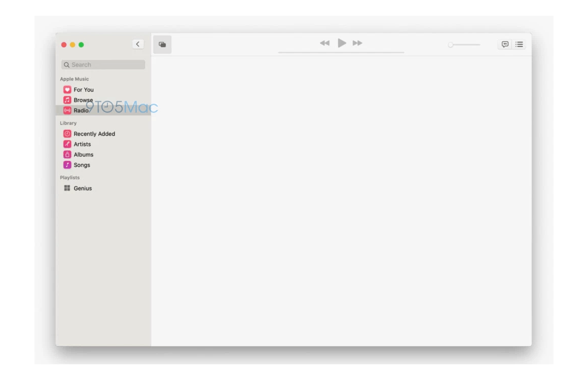 macos 10.15 screenshots Muziek-app