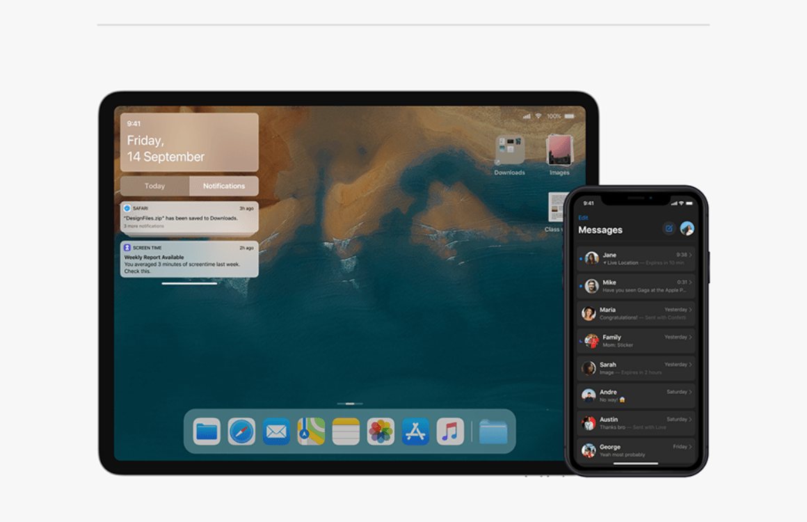 iOS 13 concept