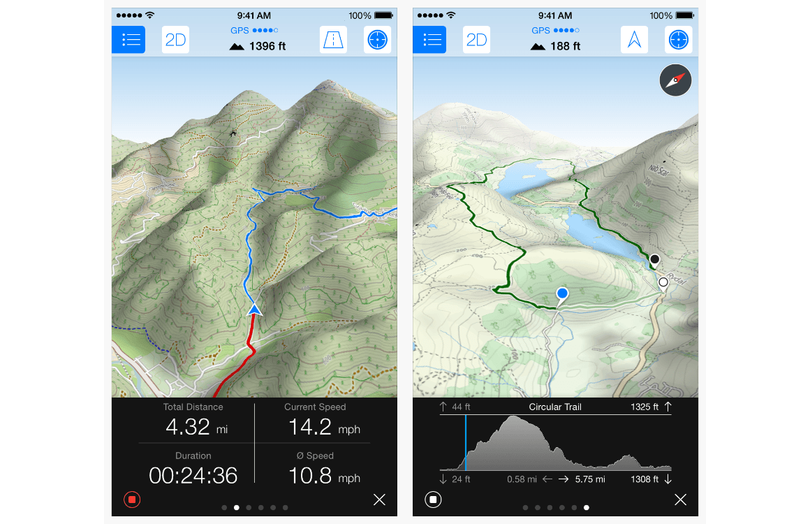 fietsroute-app Maps 3D