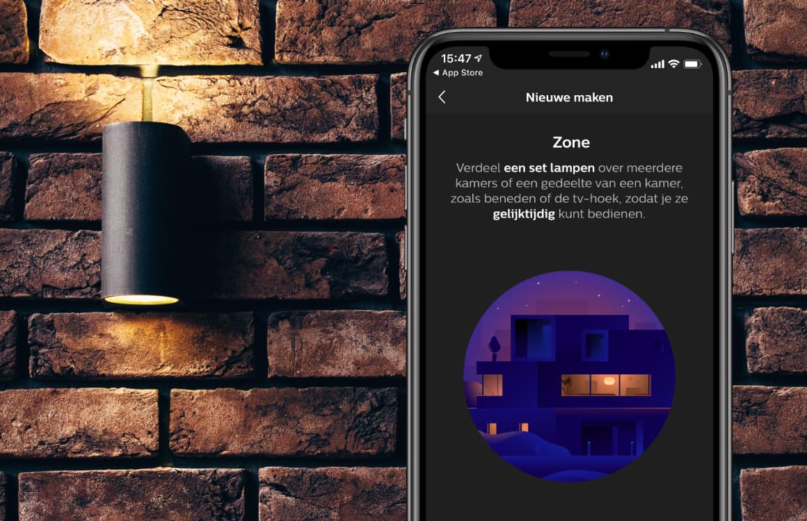 Philips Hue-lampen bedien je voortaan nog gemakkelijker met Zones