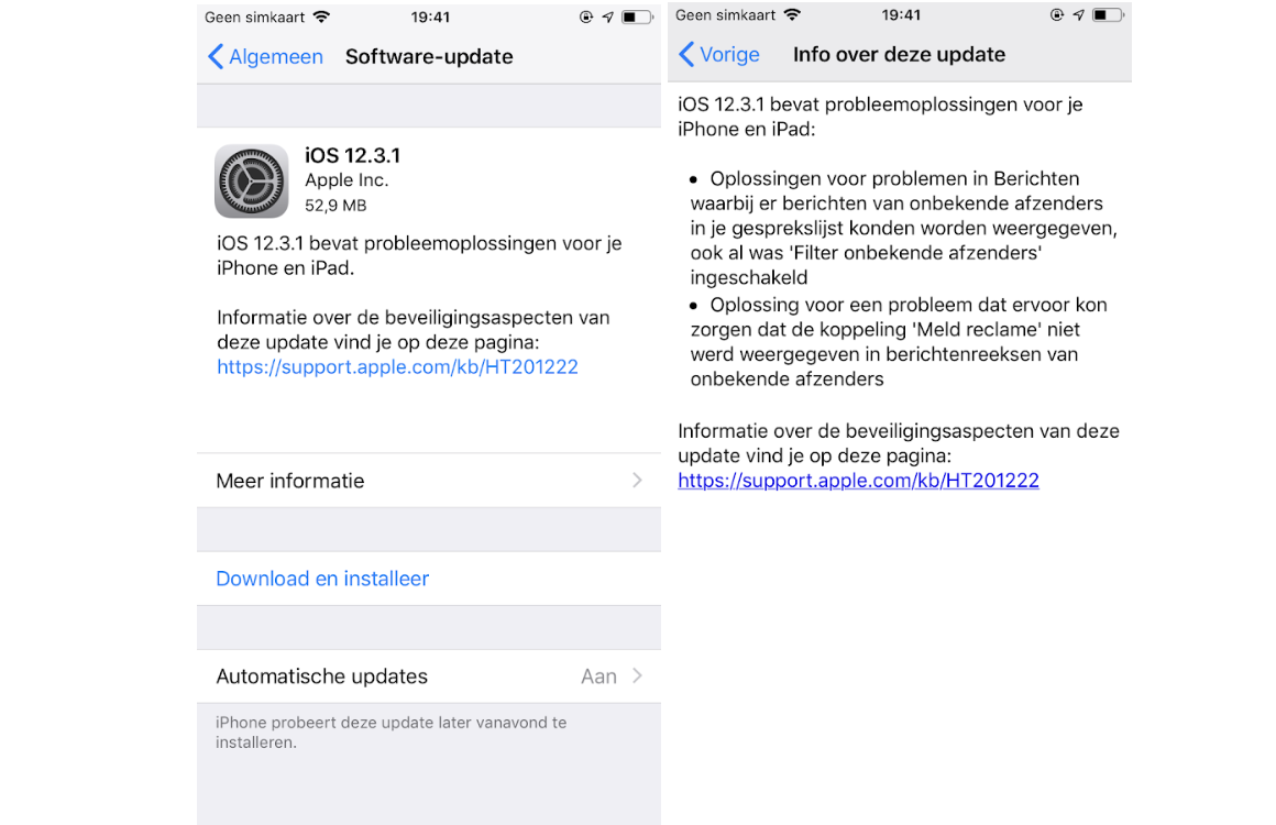 iOS 12.3.1 downloaden