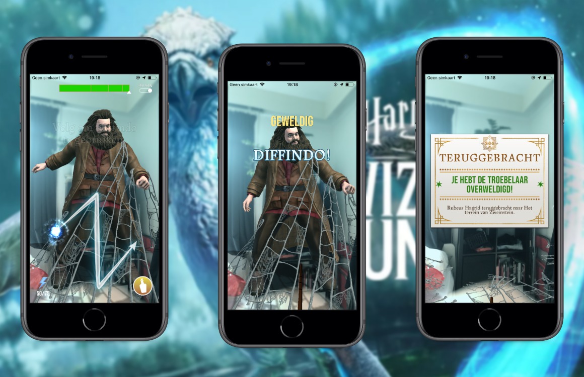 Harry Potter wizards unite downloaden screens