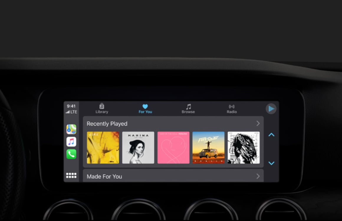 Patent: Apple ontwikkelt slimmere versie van CarPlay