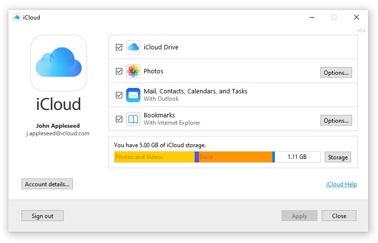 iCLoud voor Windows downloaden