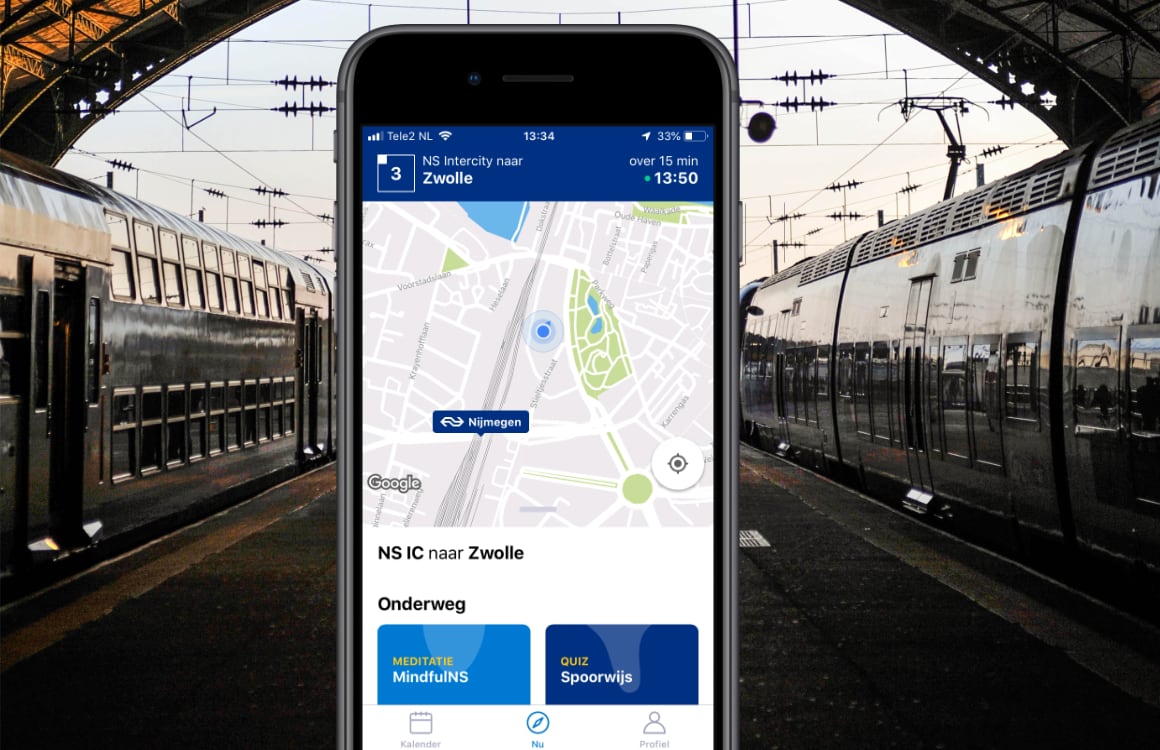 Met de NS Lab-app reis je in de toekomst van de Reisplanner