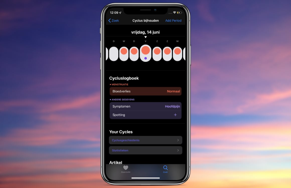 Zo kun je je menstruatiecyclus bijhouden op je iPhone of Apple Watch