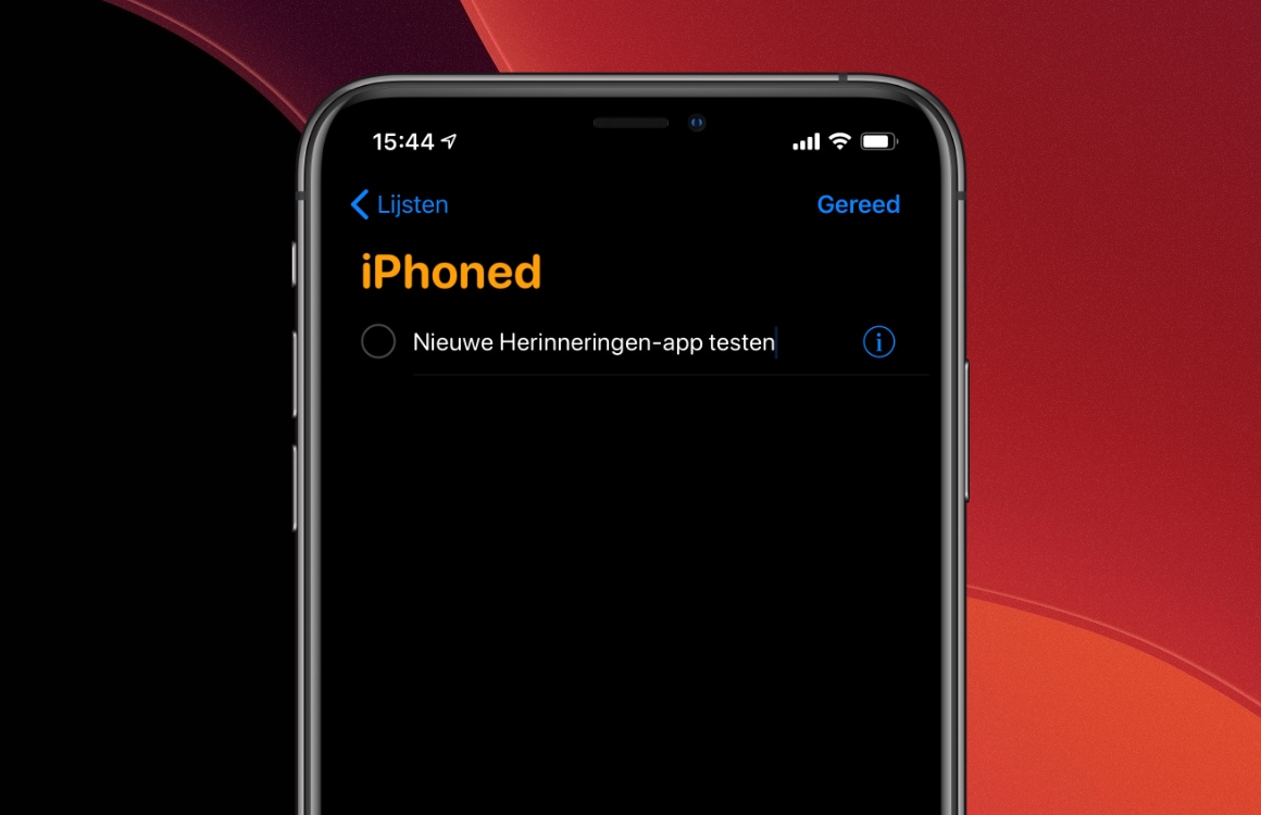 7 handige nieuwe features in de Herinneringen-app van iOS 13
