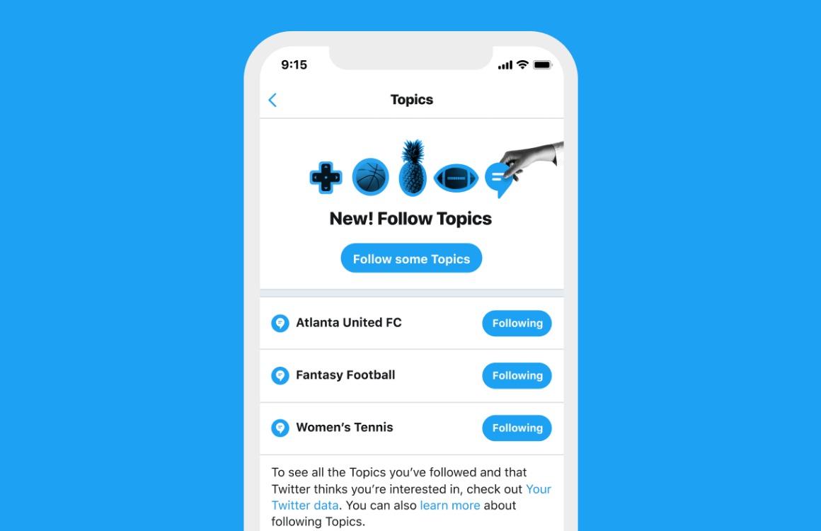 Twitter Topics: Zo volg je onderwerpen in plaats van accounts