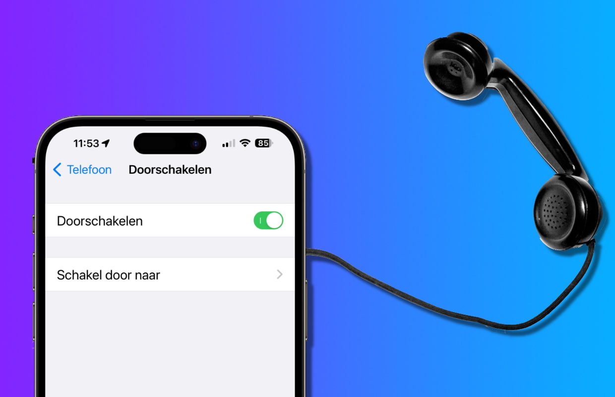 iPhone doorschakelen: zo is je nummer bereikbaar vanaf elke telefoon