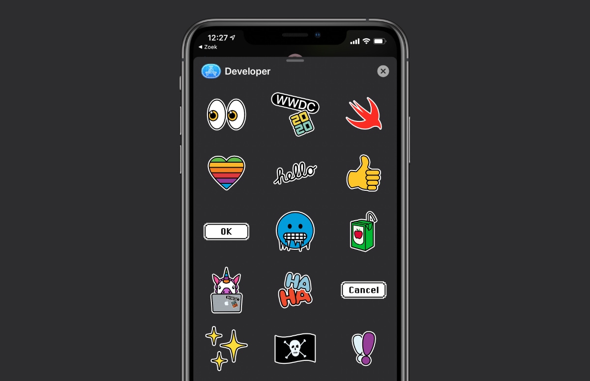 Zo voeg je Apples WWDC 2020-stickers toe aan iMessage