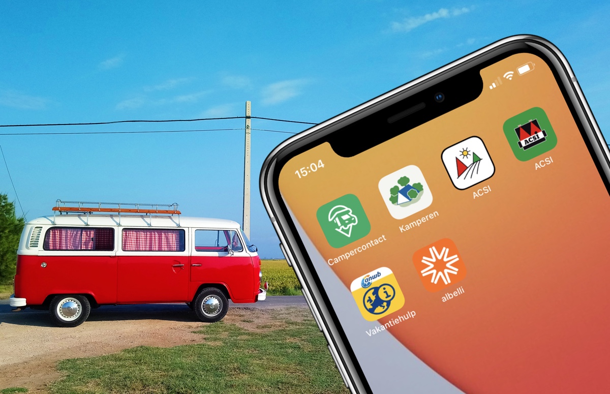 Met deze 7 kampeer-apps ga jij voorbereid op reis