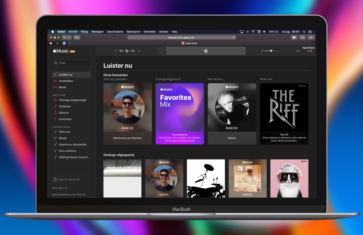 Apple onthult nieuwe Apple Music-webspeler met ‘Luister nu’ en nieuw design