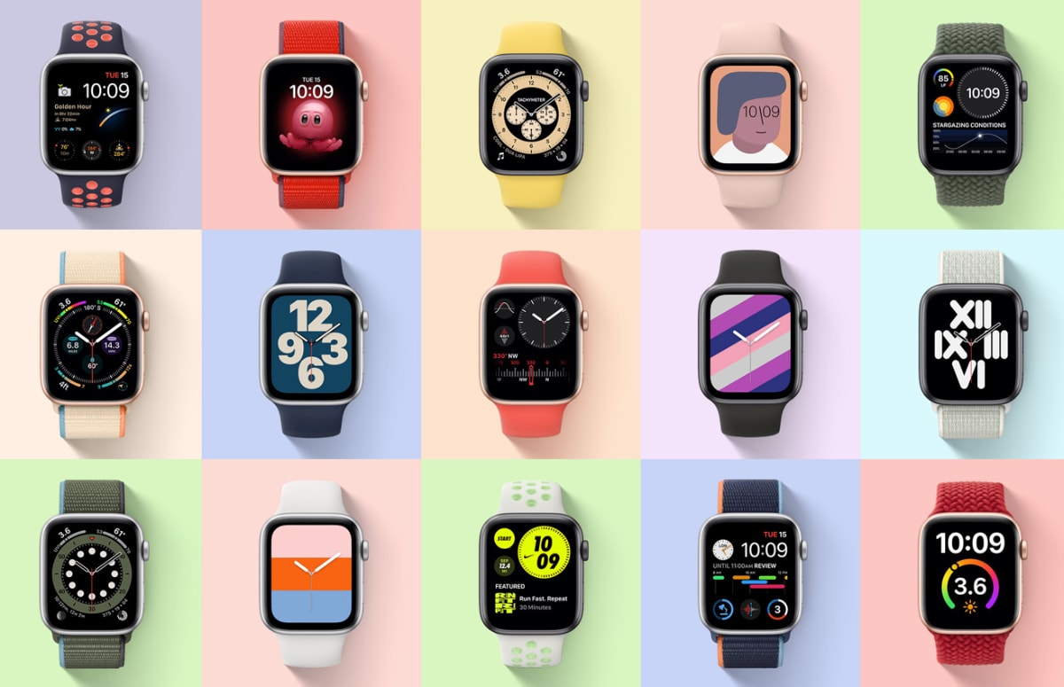 Overzicht: alle 7 nieuwe wijzerplaten van watchOS 7