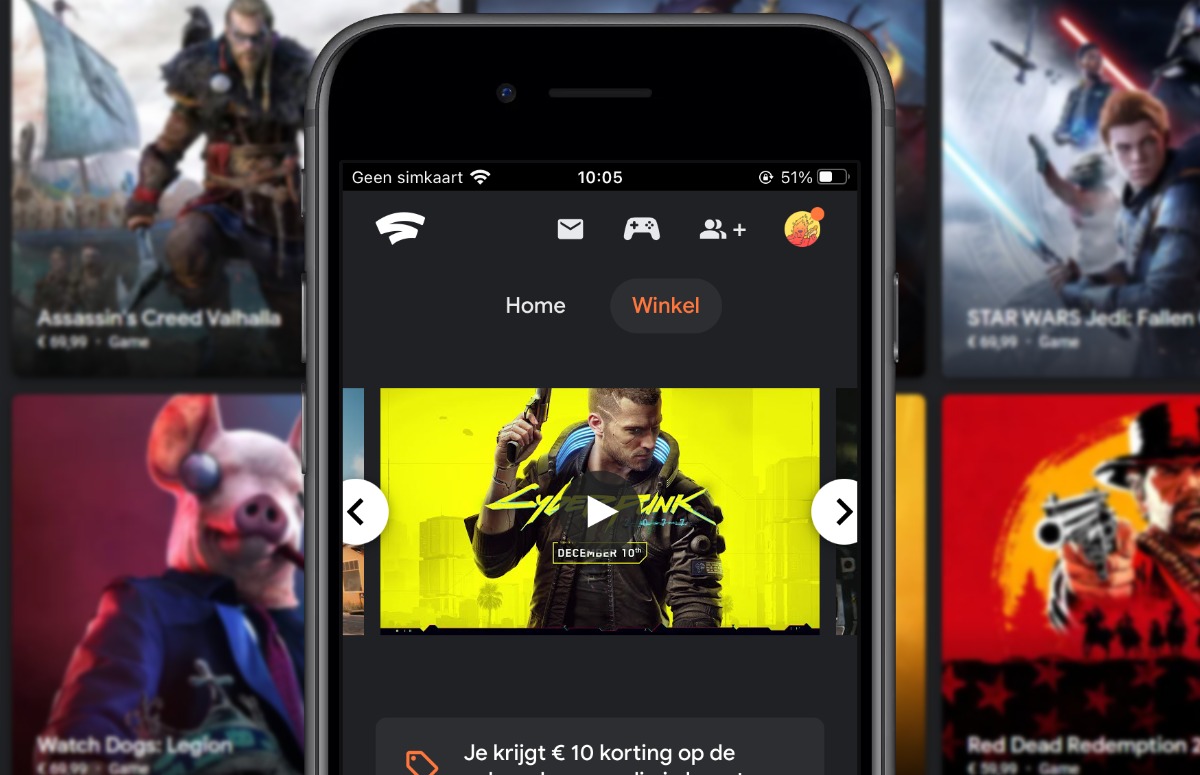 Google Stadia nu verkrijgbaar voor iPhone en iPad: zo werkt de Apple Arcade-concurrent