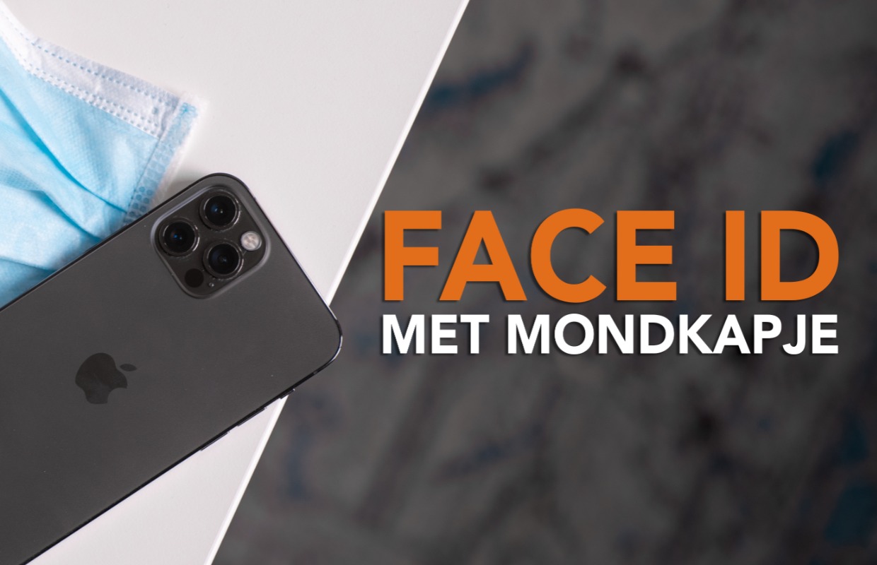 Zo gebruik je Face ID van je iPhone met een mondkapje