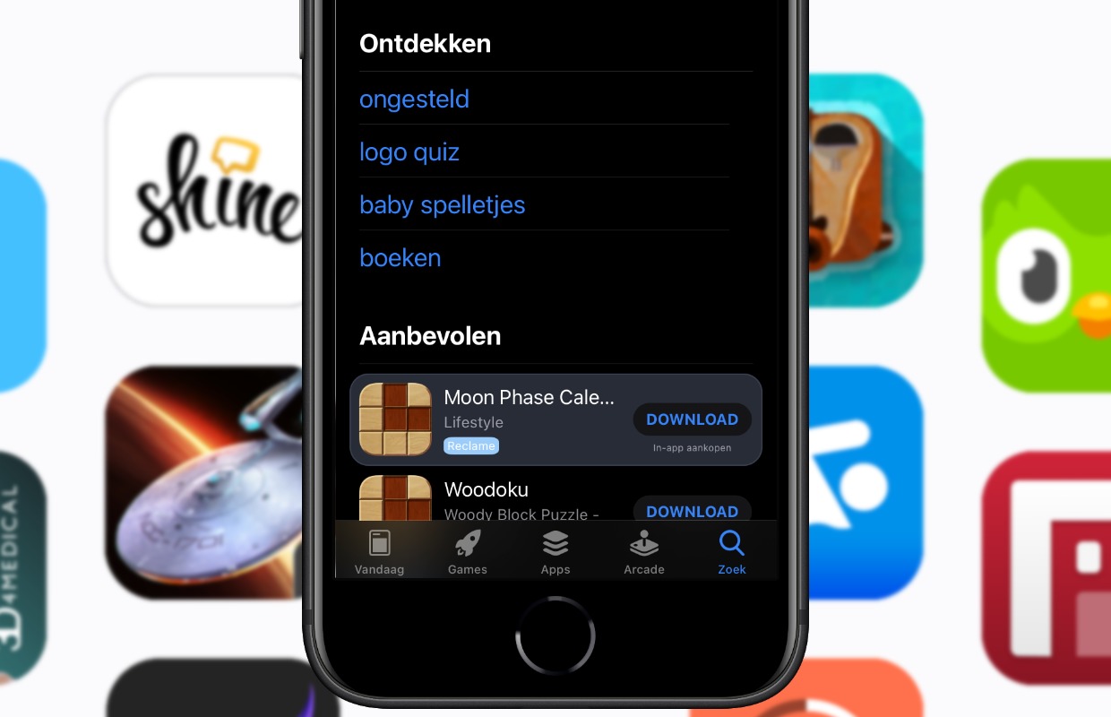 Apple voegt meer reclame toe aan App Store: zo ziet het eruit