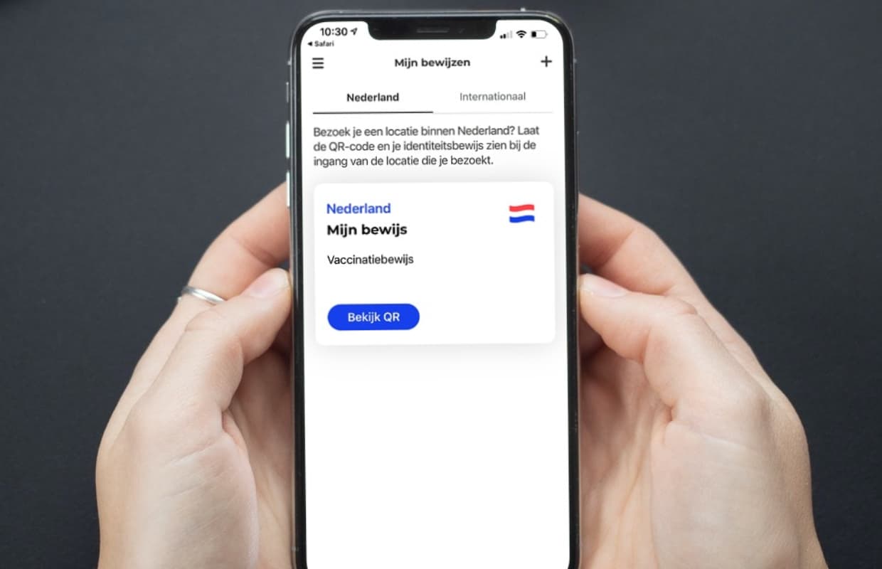 Zo maak je een toegangsbewijs (qr-code) met de CoronaCheck-app op je iPhone