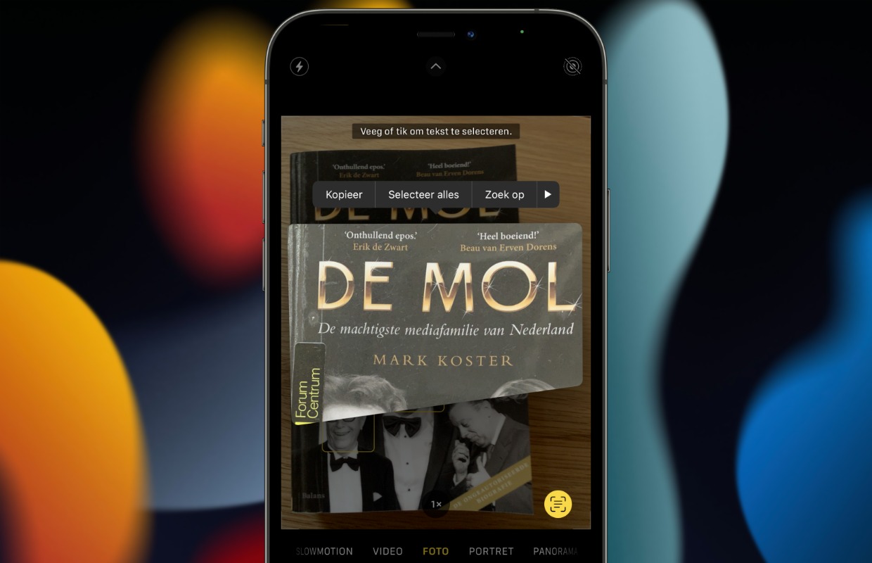 iOS 15: Zo herken en kopieer je tekst uit foto’s met Live Text