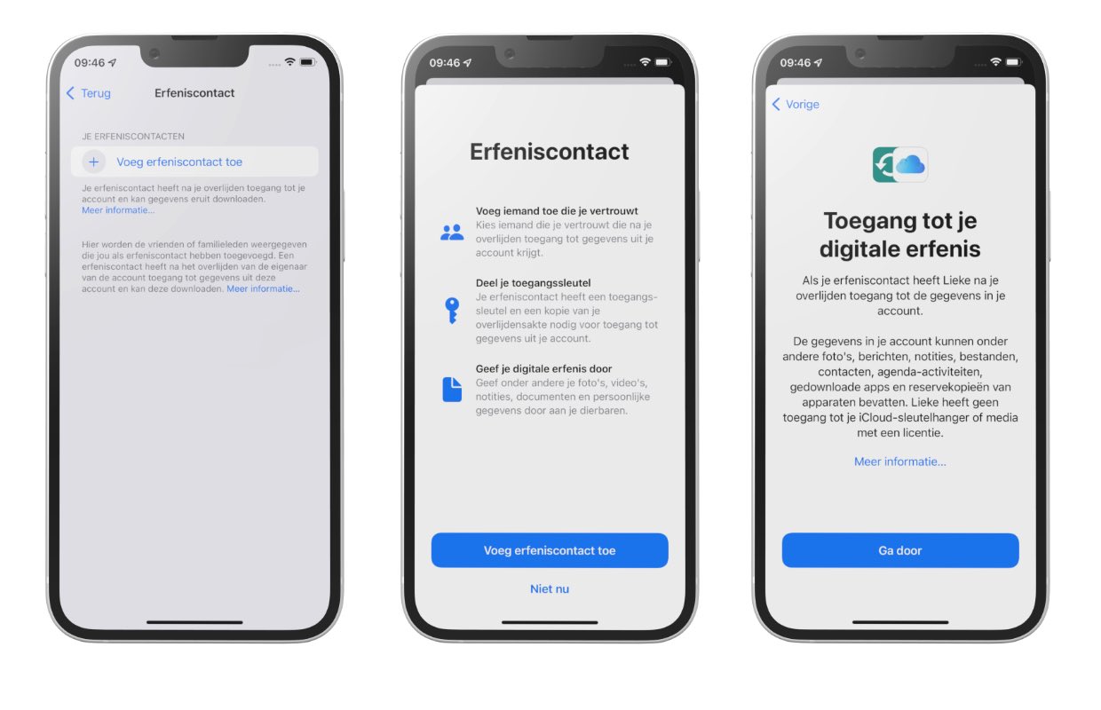 iOS 15.2 geeft je familie toegang tot je iPhone als je overlijdt