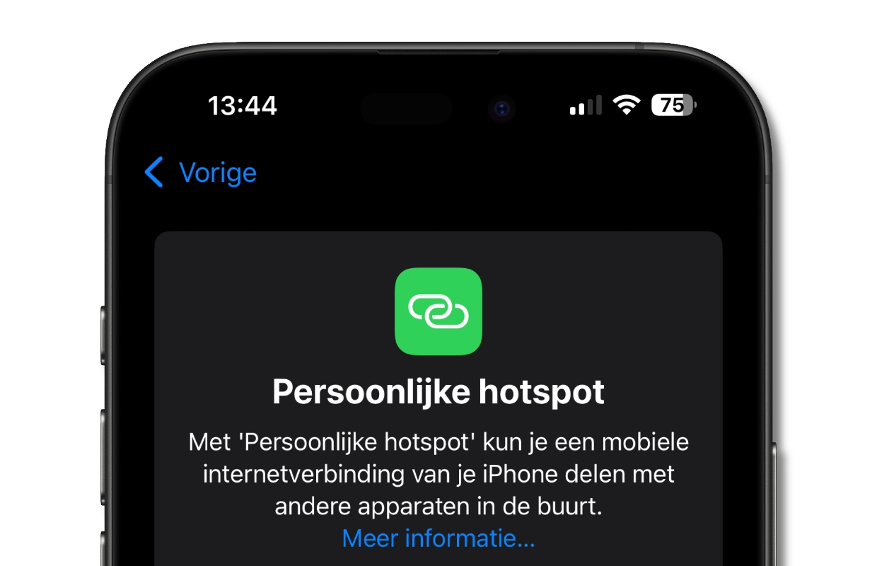 Je iPhone als persoonlijke hotspot gebruiken, zo doe je dat!