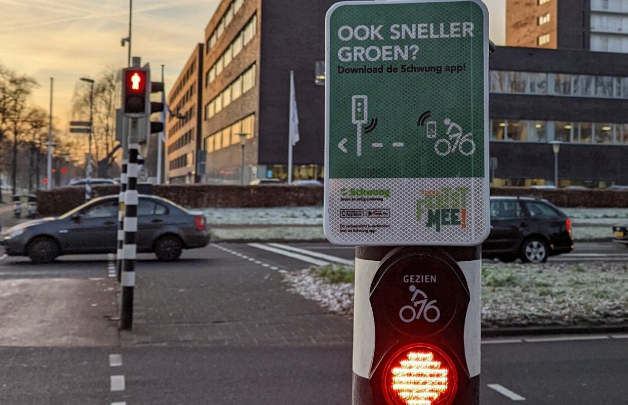 Met Schwung fiets je een stuk sneller door groen