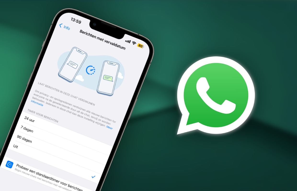 Zo laat je berichten op WhatsApp automatisch verwijderen