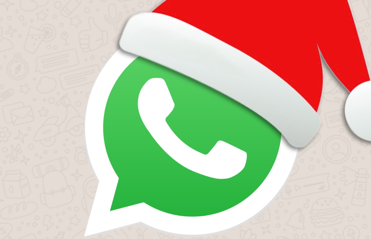 Kerstwens WhatsApp met één tik versturen naar meerdere personen