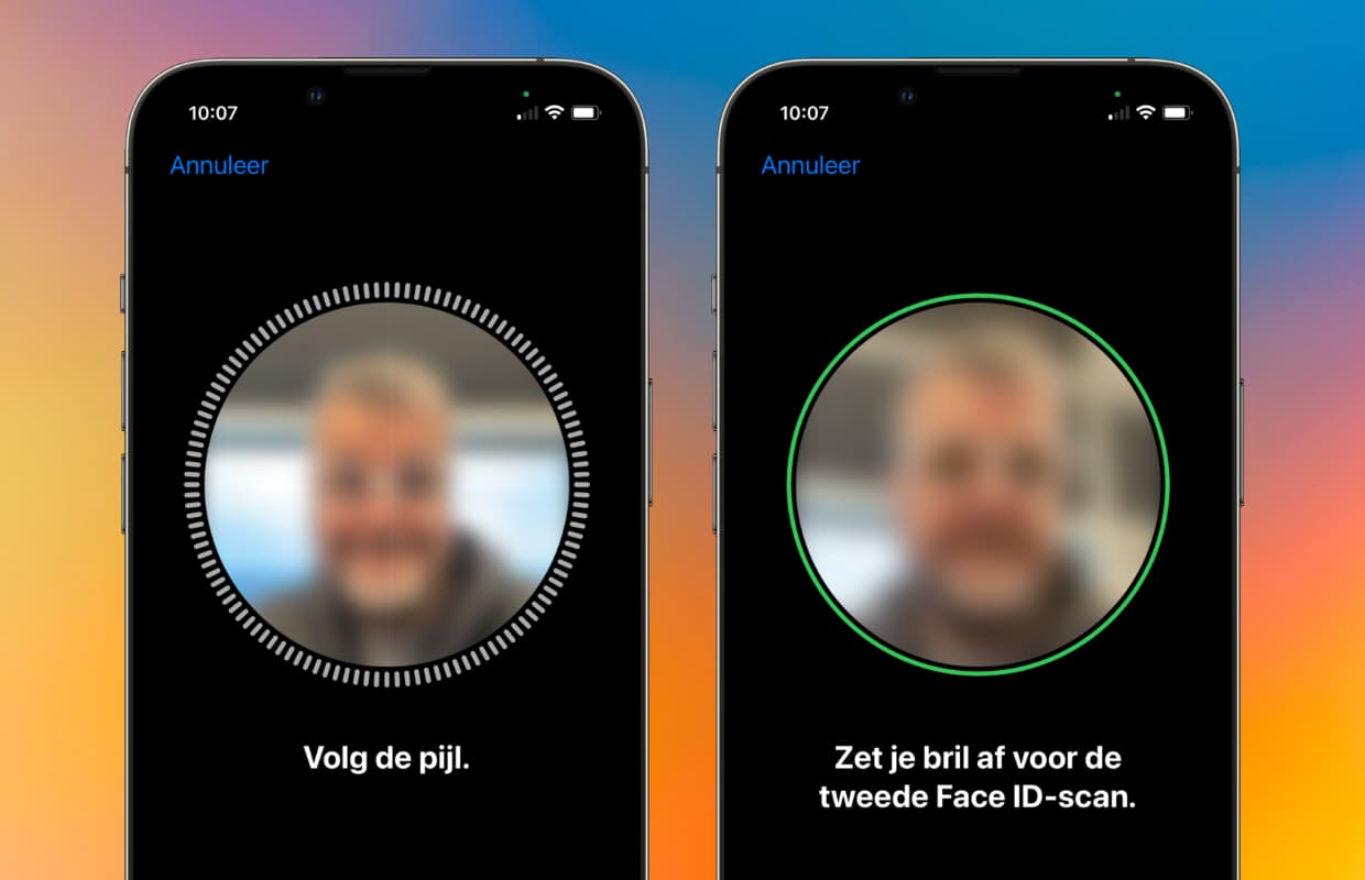 Face ID werkt niet – zo herstel je de gezichtsherkenning