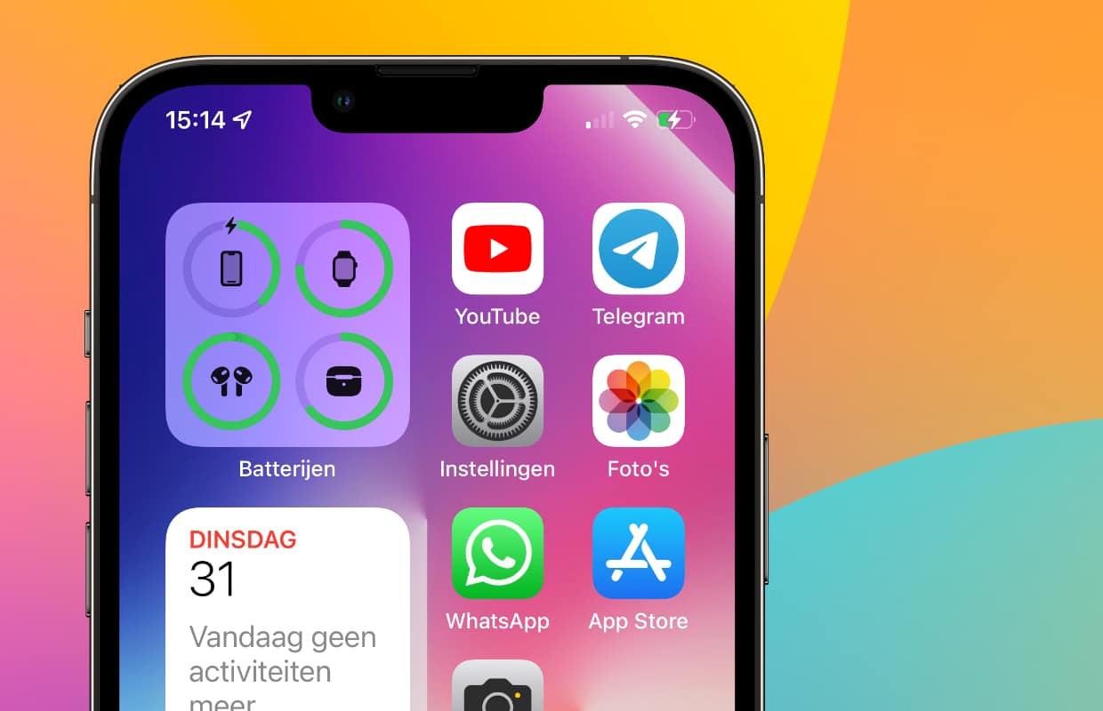 Batterijpercentage weergeven op je iPhone (het kan weer in iOS 16)