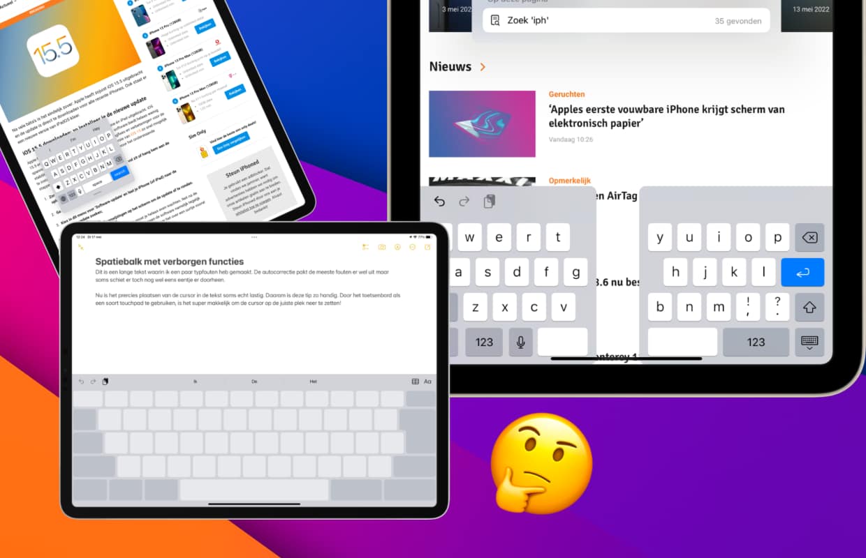 4 verborgen functies van het iPad-toetsenbord – ken jij ze al?