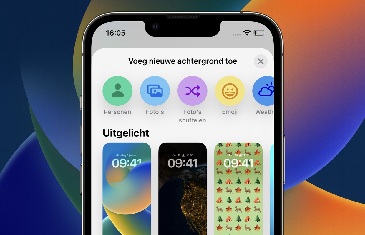 Hebben! Ontdek alle nieuwe wallpapers van iOS 16