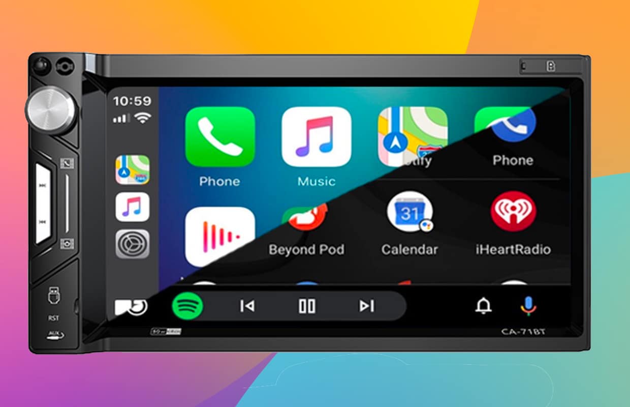 Boscer autoradio Apple CarPlay universeel