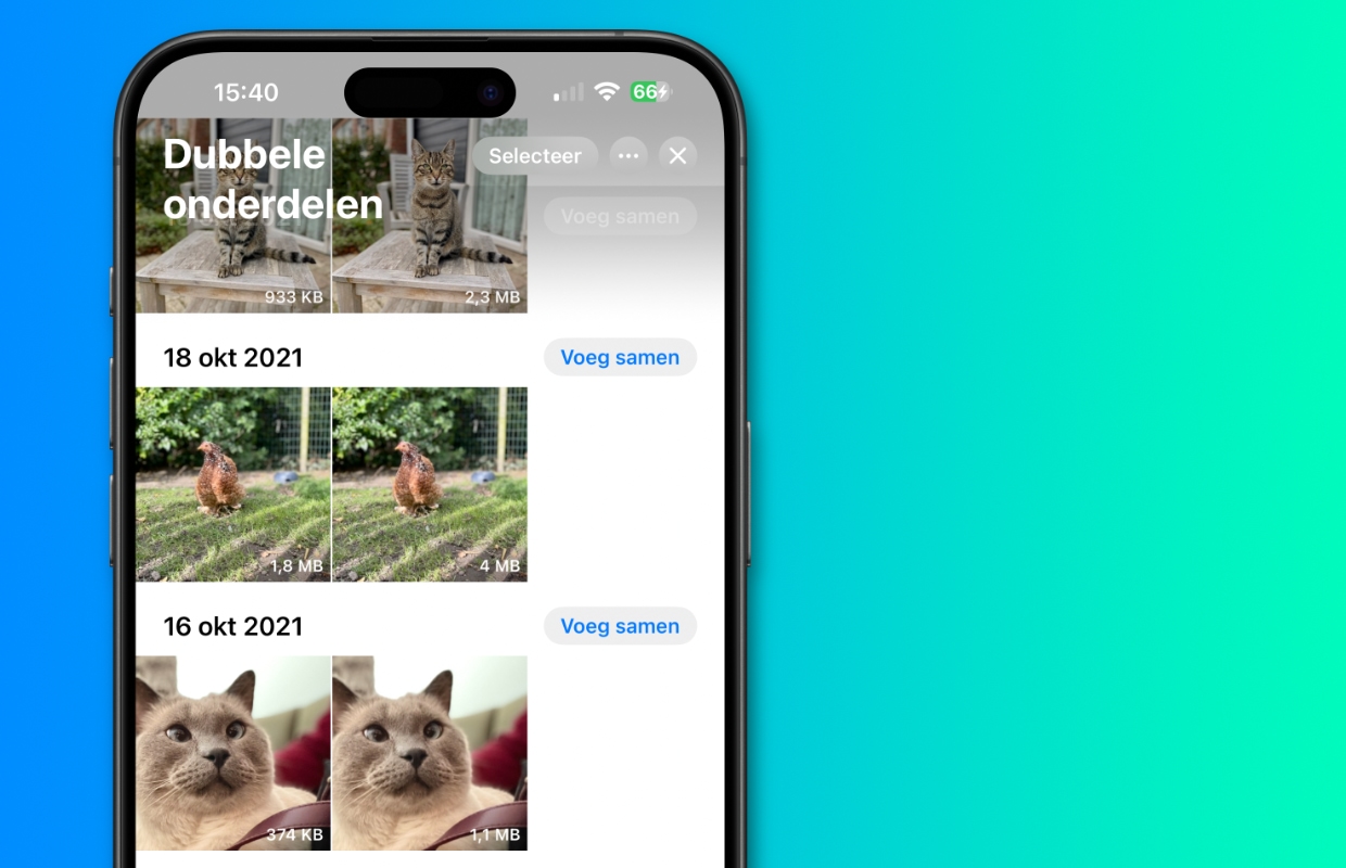 Dubbele foto’s vinden en samenvoegen op je iPhone: dat doe je zo!
