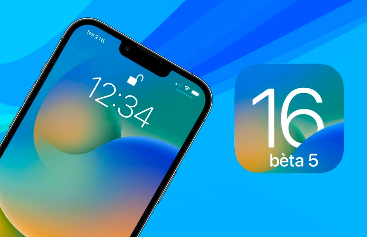 iOS 16 bèta 5 is uit: dit zijn alle nieuwe functies